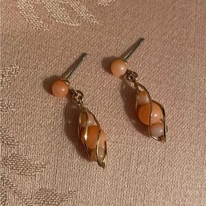 Vintage Art Nouveau Elven Dangle Earrings